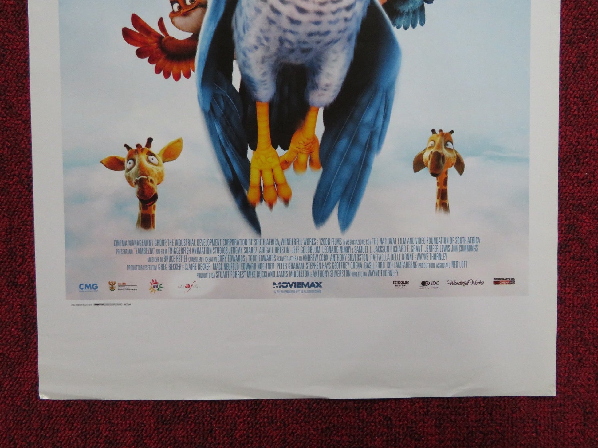 ADVENTURES IN ZAMBEZIA ITALIAN LOCANDINA POSTER LEONARD NIMOY JEREMY SUAREZ 2012 - Rendezvous Cinema