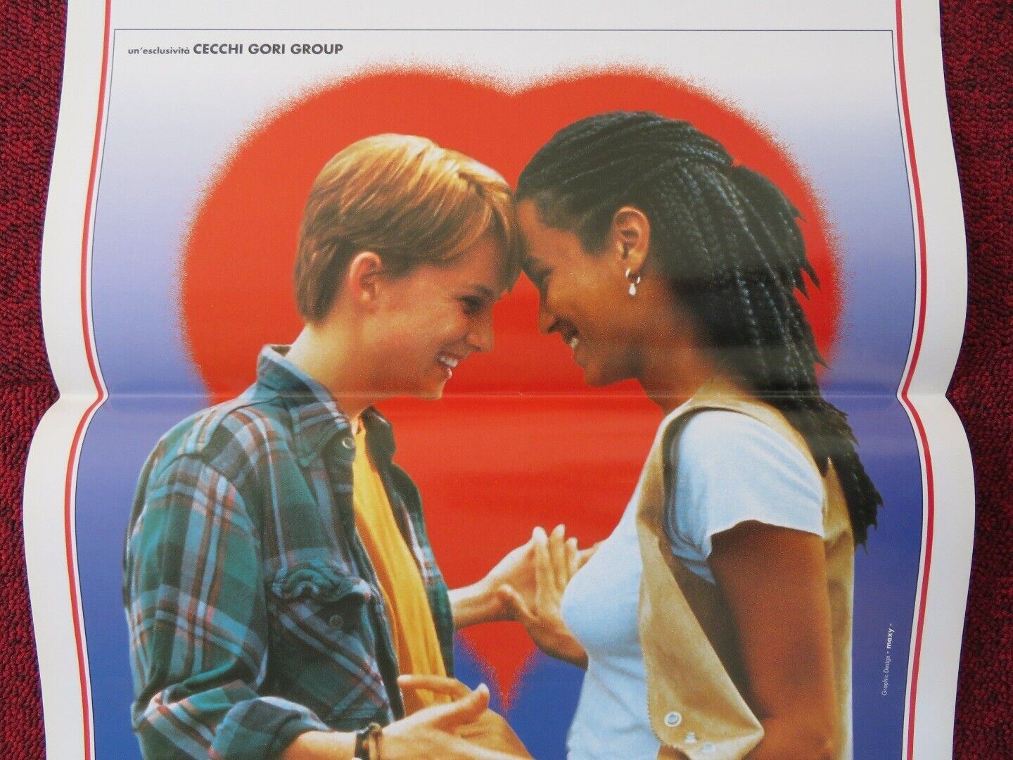 ADVENTURES OF TWO GIRLS IN LOVE ITALIAN LOCANDINA (27.5"x13") POSTER 1996 - Rendezvous Cinema