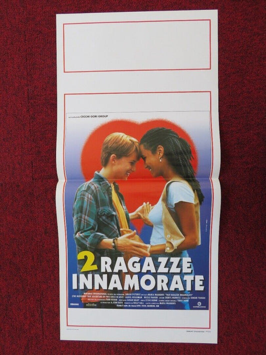 ADVENTURES OF TWO GIRLS IN LOVE ITALIAN LOCANDINA (27.5"x13") POSTER 1996 - Rendezvous Cinema