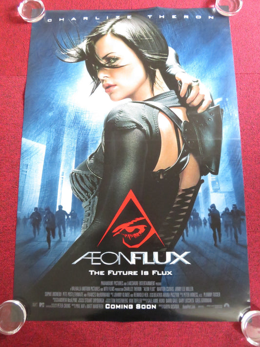 AEON FLUX US ONE SHEET ROLLED POSTER CHARLIZE THERON JONNY LEE MILLER 2005 - Rendezvous Cinema