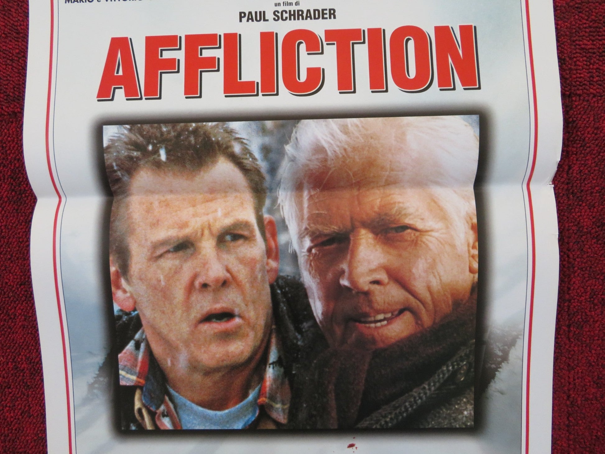 AFFLICTION ITALIAN LOCANDINA POSTER NICK NOLTE JAMES COBURN 1999 - Rendezvous Cinema