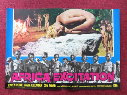 AFRICA EROTICA - B ITALIAN FOTOBUSTA POSTER ZYGMUNT SULISTROWSKI ROCHELLE 1970 - Rendezvous Cinema