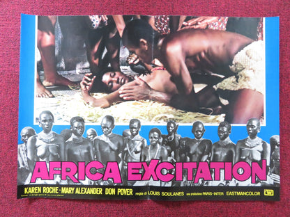 AFRICA EROTICA - D ITALIAN FOTOBUSTA POSTER ZYGMUNT SULISTROWSKI ROCHELLE 1970 - Rendezvous Cinema