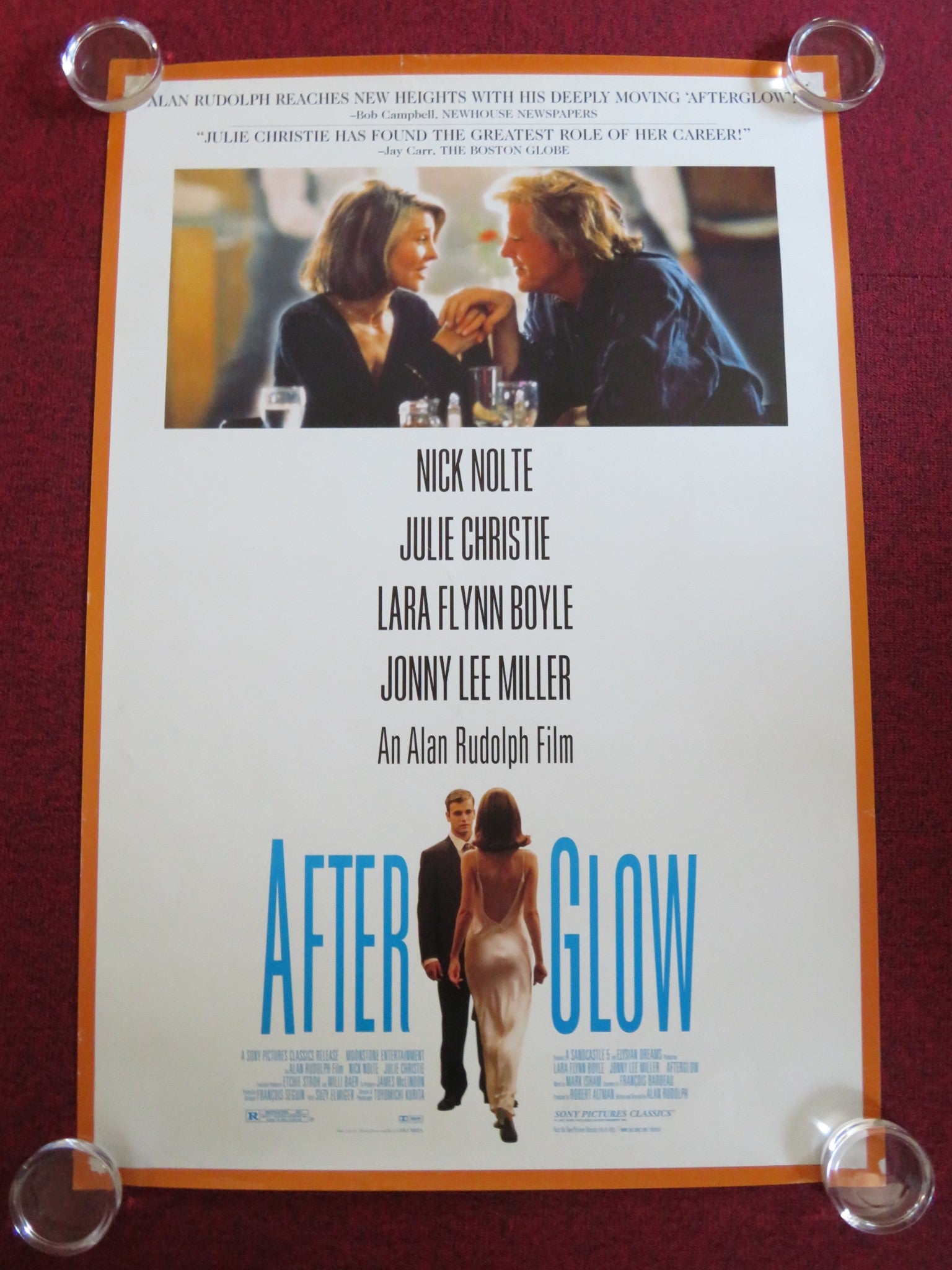 AFTERGLOW US ONE SHEET ROLLED POSTER NICK NOLTE JULIE CHRISTIE 1997 - Rendezvous Cinema