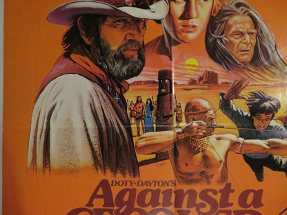 AGAINST A CROOKED SKY US ONE SHEET POSTER RICHARD BOONE PETERSON 1975 - Rendezvous Cinema