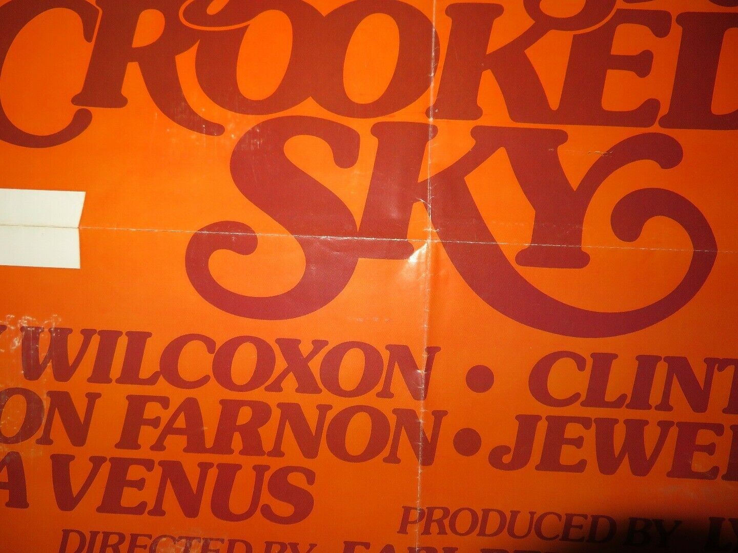 AGAINST A CROOKED SKY US ONE SHEET POSTER RICHARD BOONE PETERSON 1975 - Rendezvous Cinema