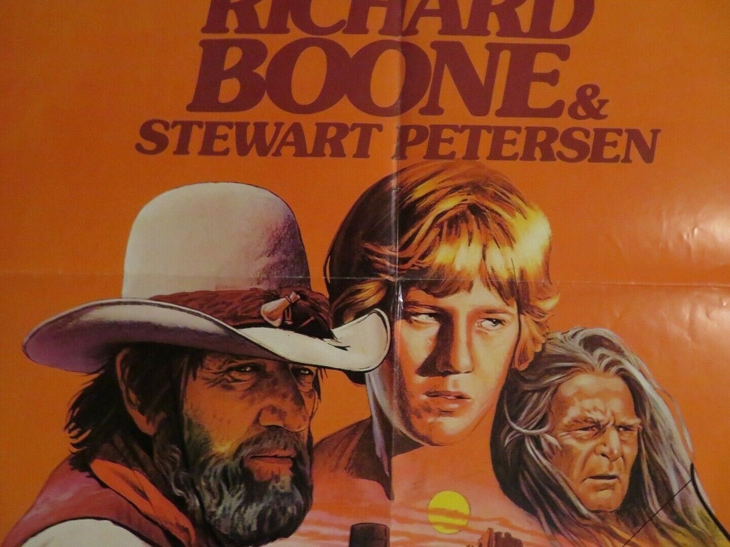 AGAINST A CROOKED SKY US ONE SHEET POSTER RICHARD BOONE PETERSON 1975 - Rendezvous Cinema