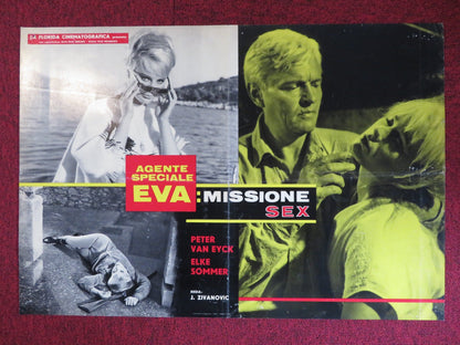 AGENTE SPECIALE EVA: MISSIONE SEX - C ITALIAN FOTOBUSTA POSTER ELKE SOMMER 1963 - Rendezvous Cinema