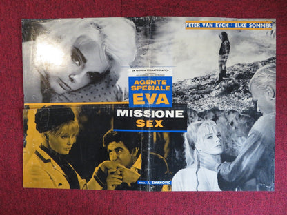 AGENTE SPECIALE EVA: MISSIONE SEX - D ITALIAN FOTOBUSTA POSTER ELKE SOMMER 1963 - Rendezvous Cinema