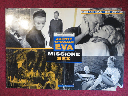 AGENTE SPECIALE EVA: MISSIONE SEX - E ITALIAN FOTOBUSTA POSTER ELKE SOMMER 1963 - Rendezvous Cinema