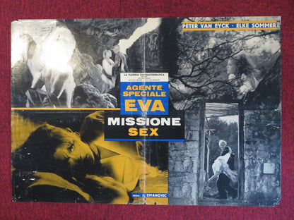 AGENTE SPECIALE EVA: MISSIONE SEX - F ITALIAN FOTOBUSTA POSTER ELKE SOMMER 1963 - Rendezvous Cinema