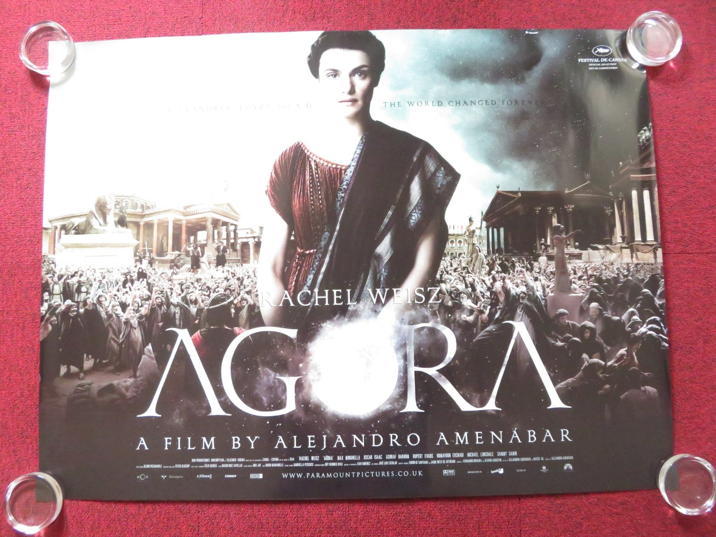 AGORA UK QUAD ROLLED POSTER RACHEL WEISZ OSCAR ISAAC 2009 - Rendezvous Cinema