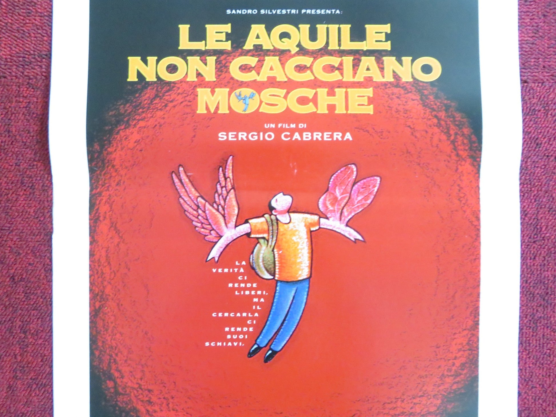 AGUILAS NO CAZAN MOSCAS ITALIAN LOCANDINA POSTER RAMIREZ HUMBERTO DORADO 1994 - Rendezvous Cinema