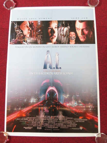 A.I. ARTIFICIAL INTELLIGENCE ITALIAN POSTER SPIELBERG HALEY J.OSMENT J. LAW 2001 - Rendezvous Cinema