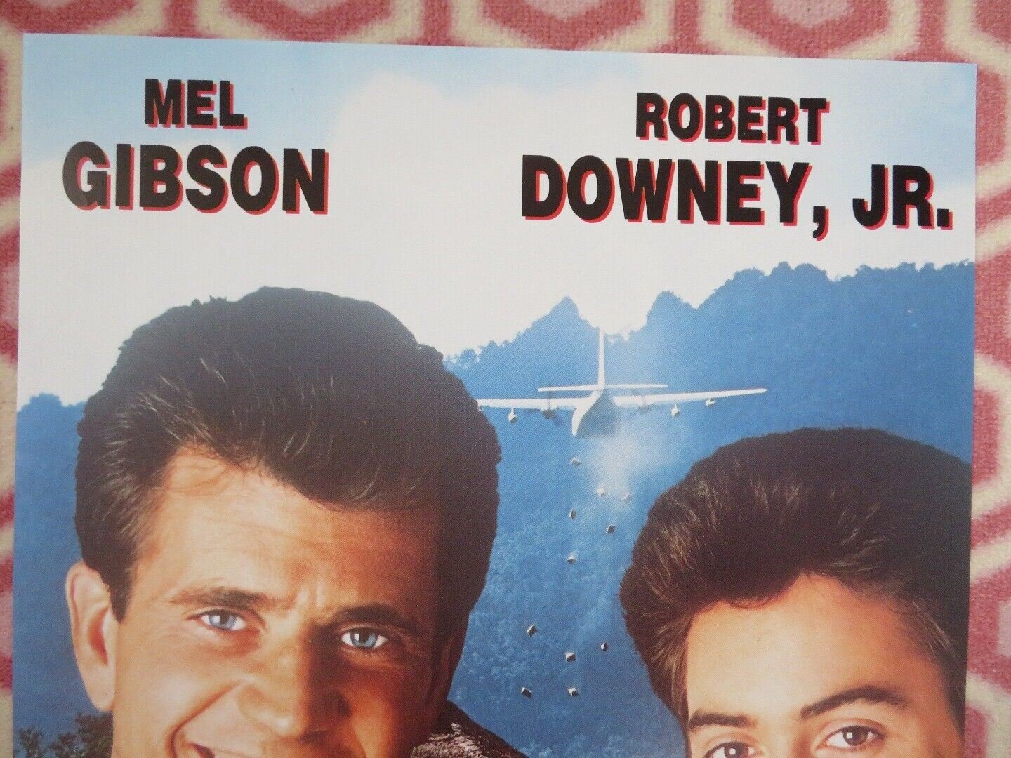 AIR AMERICA BELGIUM (23"x 15") POSTER MEL GIBSON ROBERT DOWNEY, JR. 1990 - Rendezvous Cinema