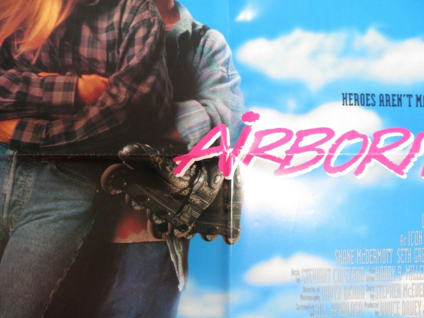 AIRBOURNE US ONE SHEET POSTER SETH GREEN BRITTNEY POWELL 1993 - Rendezvous Cinema