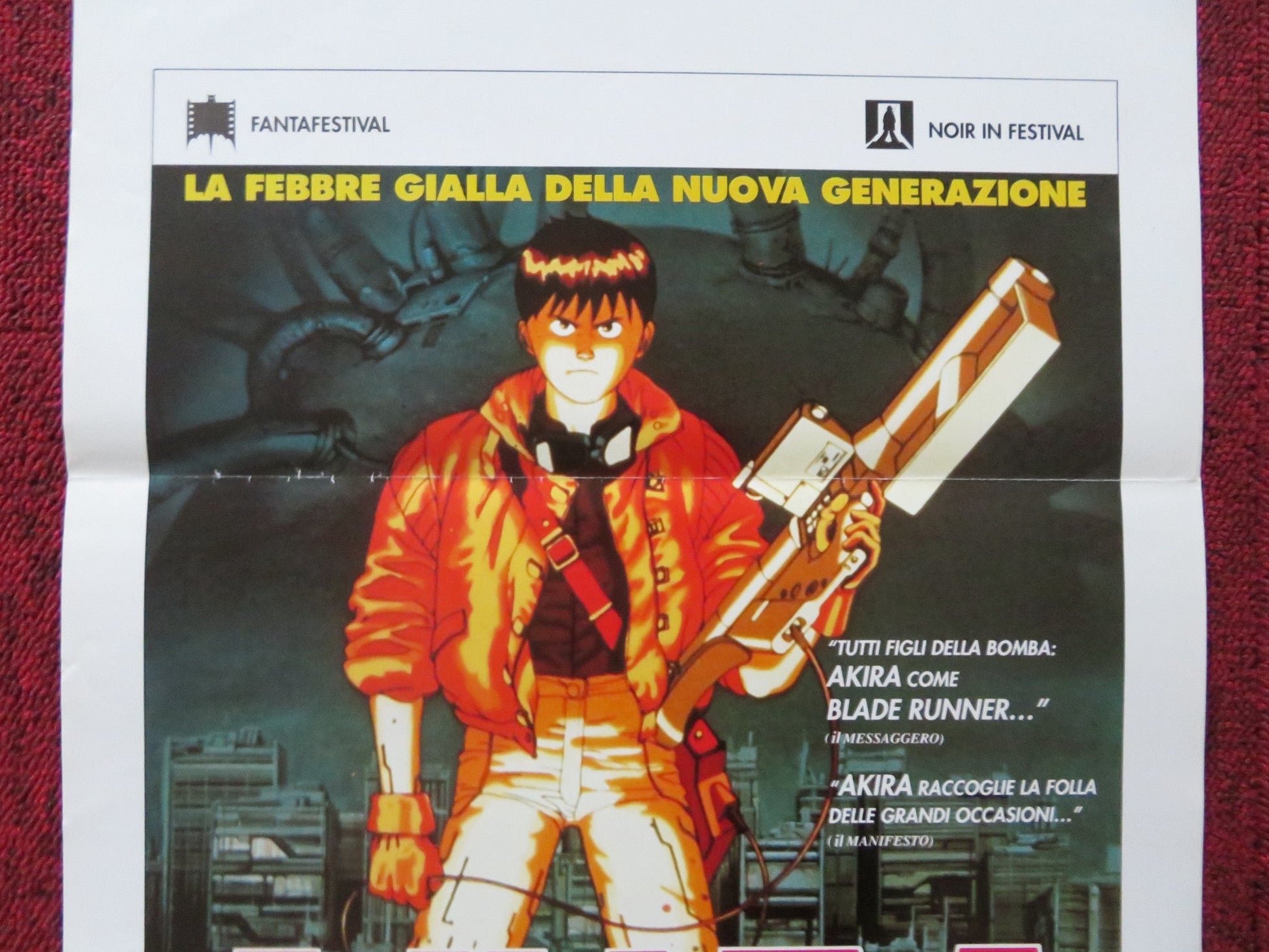 AKIRA ITALIAN LOCANDINA POSTER MITSUO IWATA NOZOMU SASAKI 1988 - Rendezvous Cinema