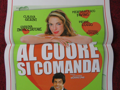 AL CUORE SI COMANDA ITALIAN LOCANDINA (27.5"x13") POSTER CLAUDIA GERNIN 2003 - Rendezvous Cinema