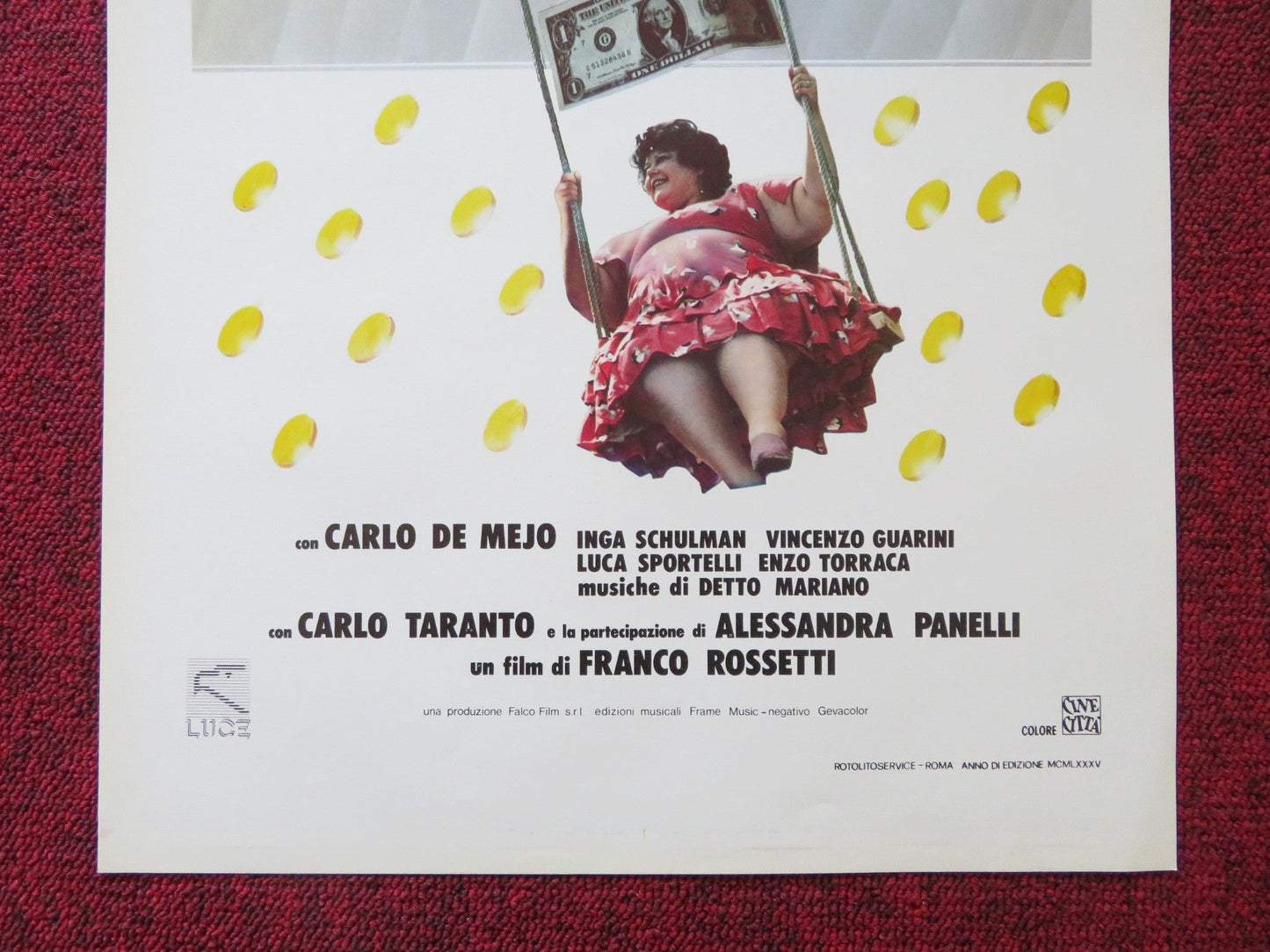 AL LIMITE CIOE NON GLIELO DICO ITALIAN LOCANDINA POSTER MASSIMO WERTMULLER 1985 - Rendezvous Cinema