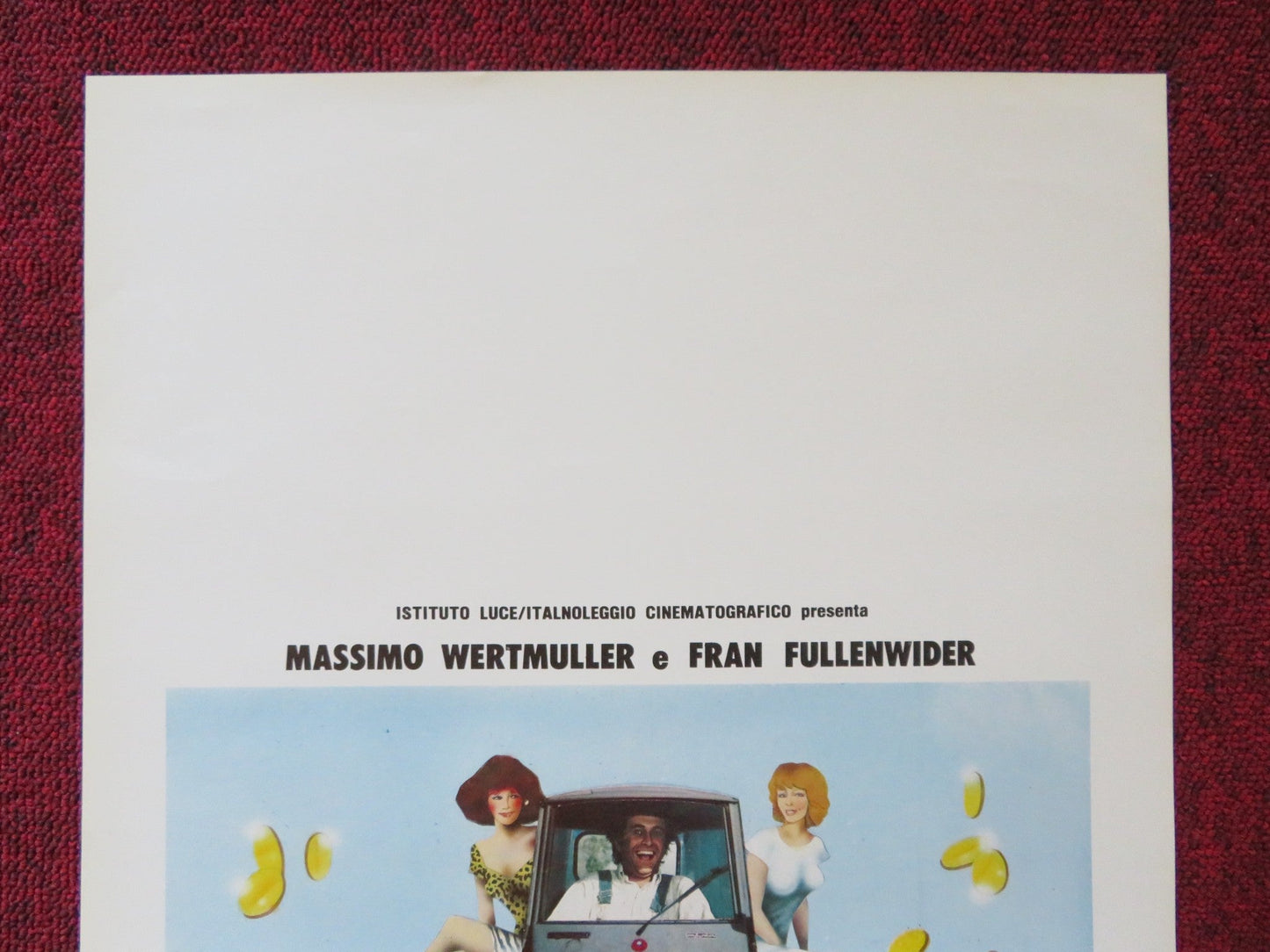 AL LIMITE CIOE NON GLIELO DICO ITALIAN LOCANDINA POSTER MASSIMO WERTMULLER 1985 - Rendezvous Cinema