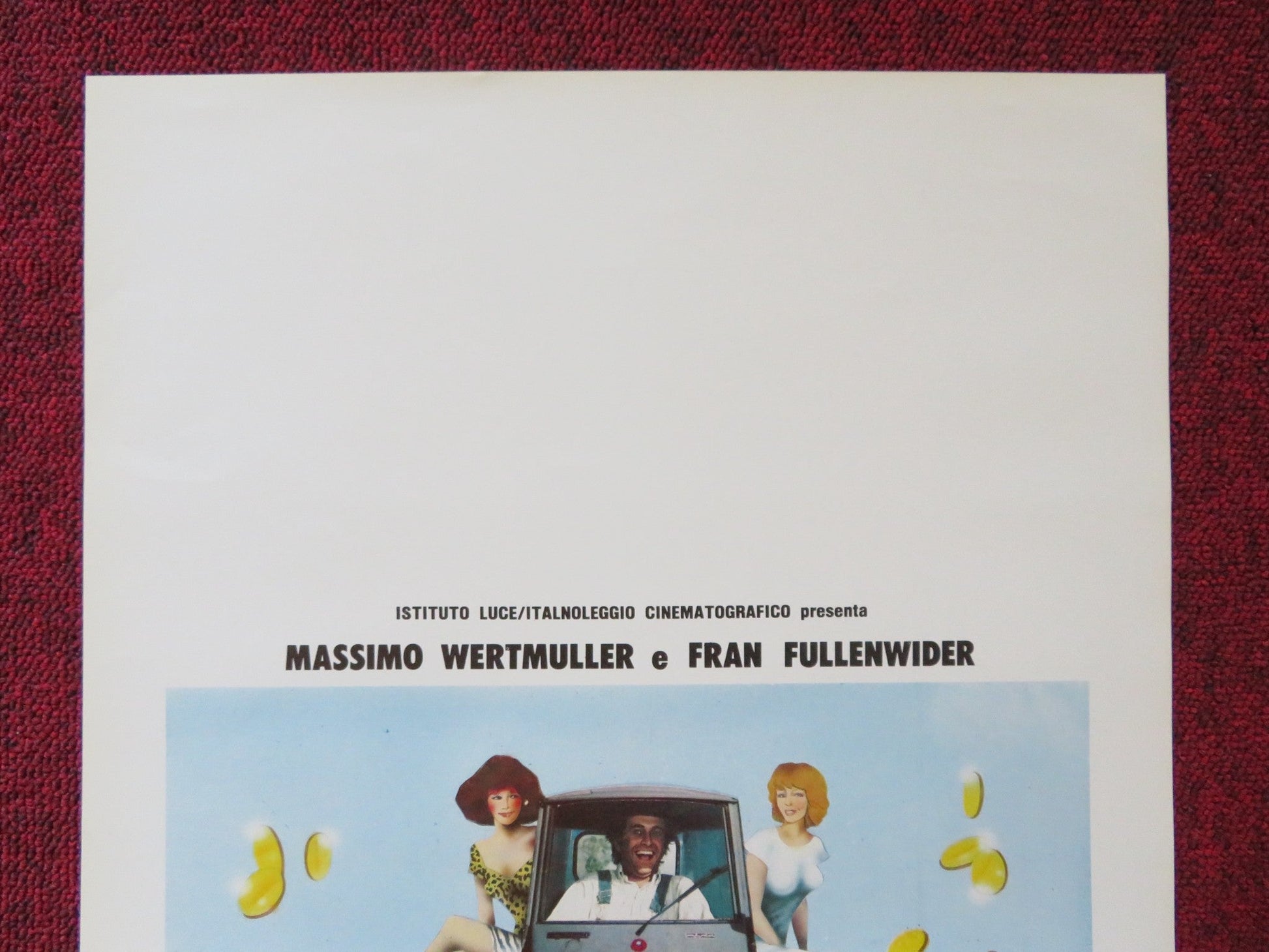 AL LIMITE CIOE NON GLIELO DICO ITALIAN LOCANDINA POSTER MASSIMO WERTMULLER 1985 - Rendezvous Cinema