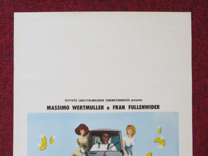 AL LIMITE CIOE NON GLIELO DICO ITALIAN LOCANDINA POSTER MASSIMO WERTMULLER 1985 - Rendezvous Cinema