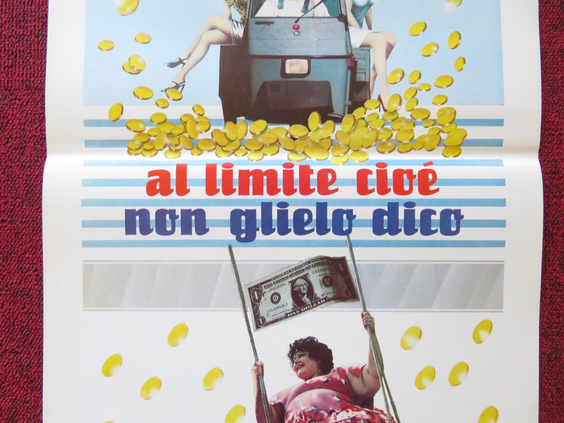 AL LIMITE CIOE NON GLIELO DICO ITALIAN LOCANDINA POSTER MASSIMO WERTMULLER 1985 - Rendezvous Cinema