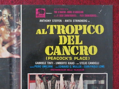 AL TROPICO DEL CANCRO / PEACOCK'S PLACE - E ITALIAN FOTOBUSTA POSTER 1972 - Rendezvous Cinema