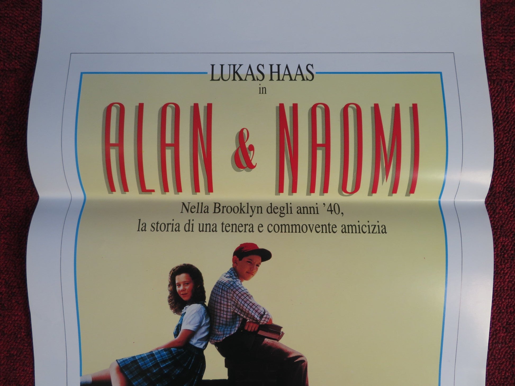 ALAN & NAOMI ITALIAN LOCANDINA POSTER LUKAS HAAS VANESSA ZAOUI 1992 - Rendezvous Cinema