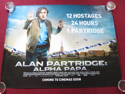 ALAN PARTRIDGE ALPHA PAPA UK QUAD (30"x 40") ROLLED POSTER STEVE COOGAN 2013 - Rendezvous Cinema