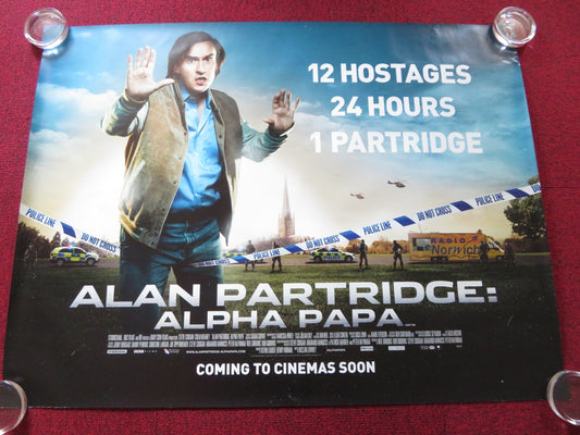 ALAN PARTRIDGE ALPHA PAPA UK QUAD (30"x 40") ROLLED POSTER STEVE COOGAN 2013 - Rendezvous Cinema