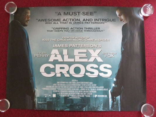 ALEX CROSS UK QUAD (30"x 40") ROLLED POSTER TYLER PERRY MATTHEW FOX 2012 - Rendezvous Cinema