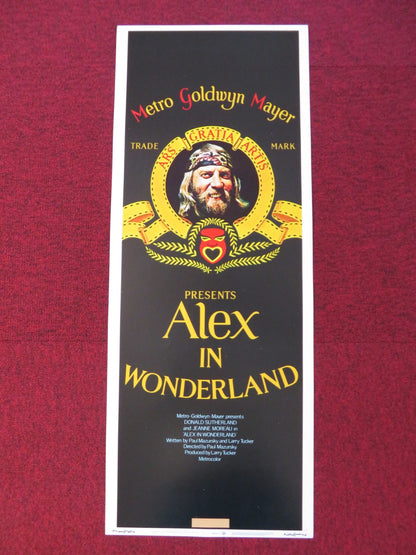 ALEX IN WONDERLAND US INSERT (14"x 36") POSTER DONALD SUTHERLAND 1970 - Rendezvous Cinema