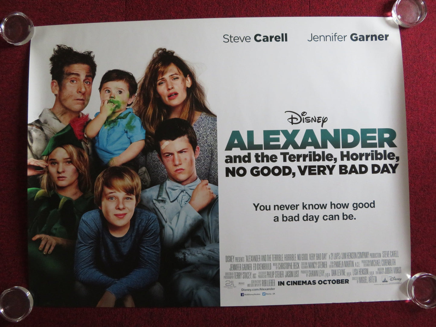 ALEXANDER AND THE TERRIBLE... UK QUAD (30"x 40") ROLLED POSTER DISNEY 2014 - Rendezvous Cinema