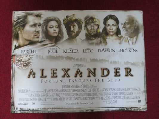 ALEXANDER UK QUAD (30"x 40") ROLLED POSTER COLIN FARRELL ANGELINA JOLIE 2004 - Rendezvous Cinema