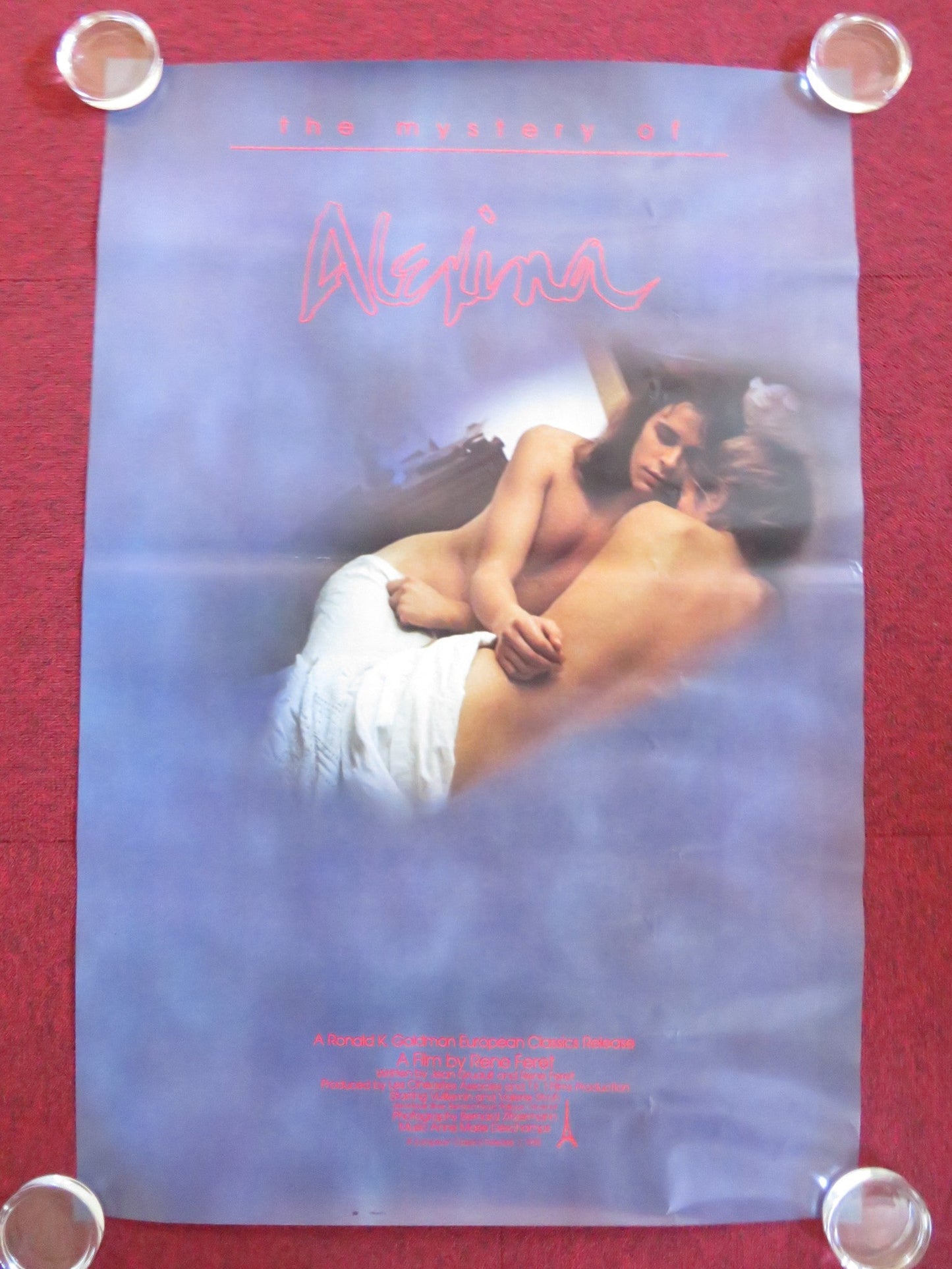 ALEXINA US ONE SHEET ROLLED POSTER PHILIPPE VUILLEMIN VALERIE STROH 1985 - Rendezvous Cinema