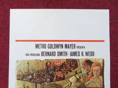 ALFRED THE GREAT ITALIAN LOCANDINA POSTER DAVID HEMMINGS MICHAEL YORK 1969 - Rendezvous Cinema