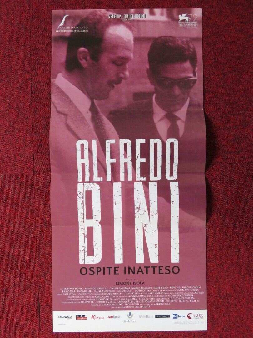 ALFREDO BINI OSPITE INATTESO ITALIAN LOCANDINA (27"x13") POSTER S ISOLA 2015 - Rendezvous Cinema