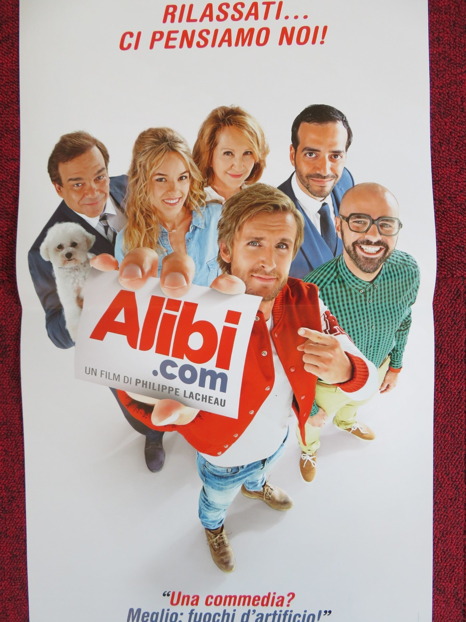 ALIBI.COM ITALIAN LOCANDINA POSTER PHILIPPE LACHEAU ELODIE FONTAN 2016 - Rendezvous Cinema