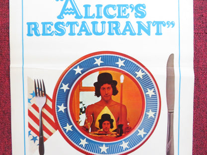 ALICE'S RESTAURANT ITALIAN LOCANDINA POSTER ARLO GUTHRIE PAT QUINN 1970 - Rendezvous Cinema