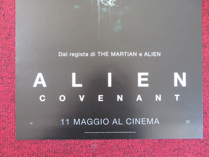 ALIEN COVENANT ITALIAN LOCANDINA (26.5"x13") POSTER MICHAEL FASSBENDER 2017 - Rendezvous Cinema