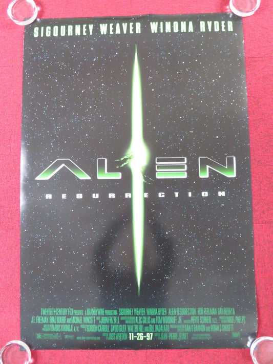 ALIEN RESURRECTION US ONE SHEET ROLLED POSTER SIGOURNEY WEAVER WINONA RYDER 1997 - Rendezvous Cinema