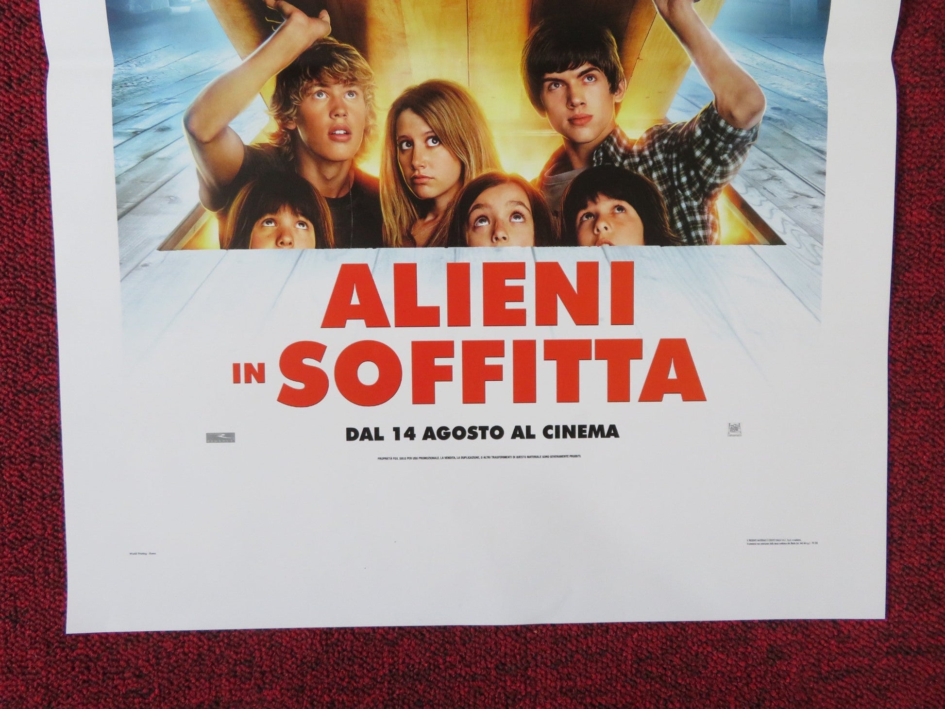 ALIENS IN THE ATTIC ITALIAN LOCANDINA POSTER AUSTIN BUTLER CARTER JENKINS 2009 - Rendezvous Cinema