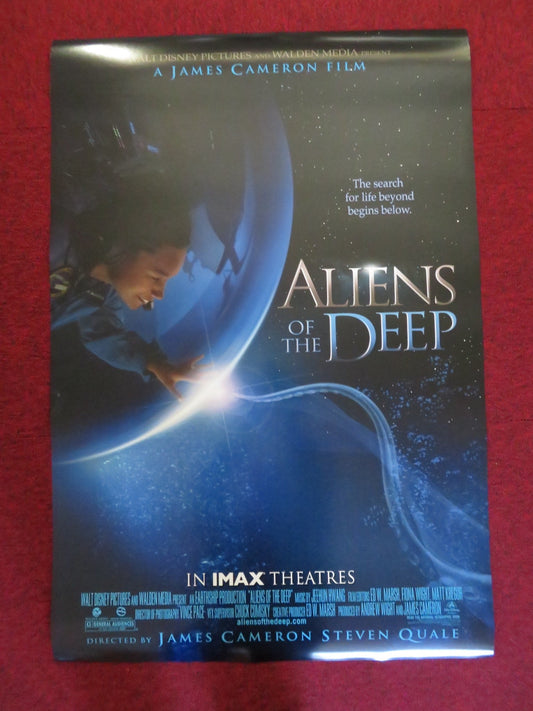 ALIENS OF THE DEEP US ONE SHEET ROLLED POSTER DISNEY JAMES CAMERON 2005 - Rendezvous Cinema