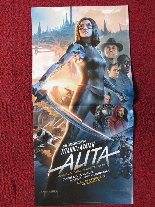 ALITA: BATTLE ANGEL ITALIAN LOCANDINA (27"x13") POSTER ROSA SALAZAR 2019 - Rendezvous Cinema