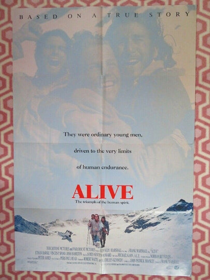 ALIVE US ONE SHEET POSTER ETHAN HAWKE VINCENT SPANO 1993 - Rendezvous Cinema