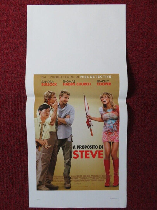 ALL ABOUT STEVE ITALIAN LOCANDINA (27.5"x13") POSTER SANDRA BULLOCK 2009 - Rendezvous Cinema