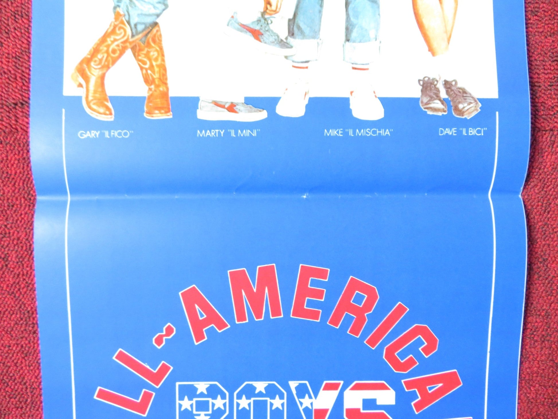 ALL AMERICAN BOYS ITALIAN LOCANDINA POSTER DENNIS QUAID DENNIS CHRISTOPHER 1980 - Rendezvous Cinema