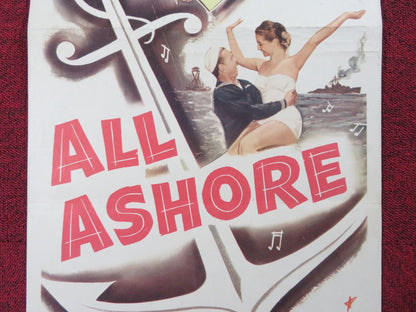 ALL ASHORE US INSERT (14"x 36") POSTER MICKEY ROONEY DICK HAYMES 1953 - Rendezvous Cinema