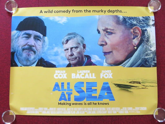 ALL AT SEA UK QUAD (30"x 40") ROLLED POSTER BRIAN COX LAUREN BACALL 2010 - Rendezvous Cinema